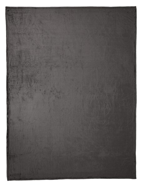 Livarno® Hebká deka, 150 x 200 cm (tmavě šedá) (100397481002)