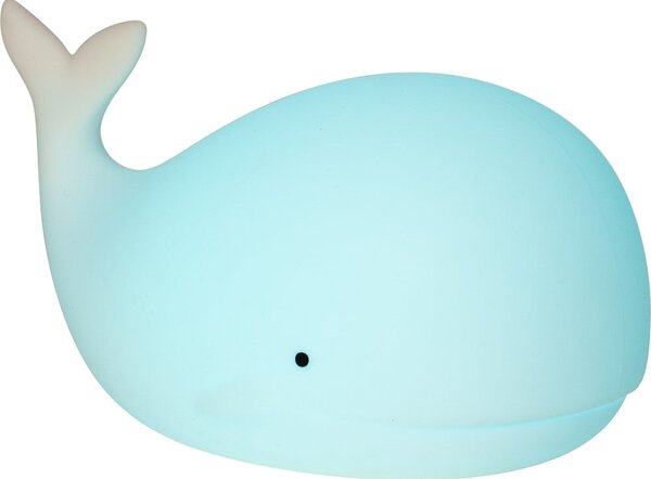 Bílé LED dětské noční světlo Whale – Star Trading