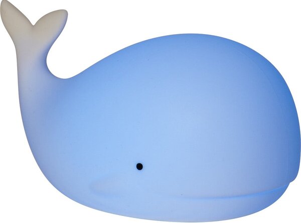 Bílé LED dětské noční světlo Whale – Star Trading
