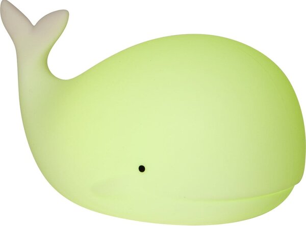 Bílé LED dětské noční světlo Whale – Star Trading