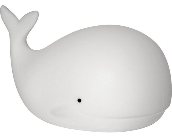 Bílé LED dětské noční světlo Whale – Star Trading