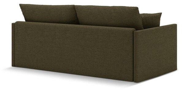Zelená žinylková rozkládací pohovka 209 cm Shannon – Cosmopolitan Design