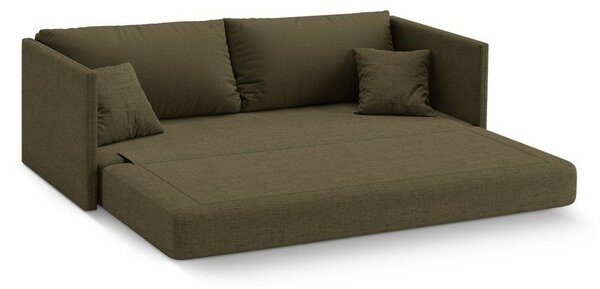 Zelená žinylková rozkládací pohovka 209 cm Shannon – Cosmopolitan Design