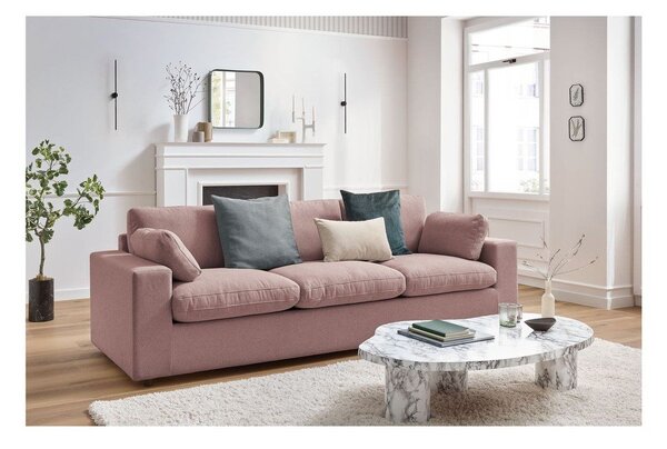 Růžová pohovka 250 cm Belair – Bobochic Paris