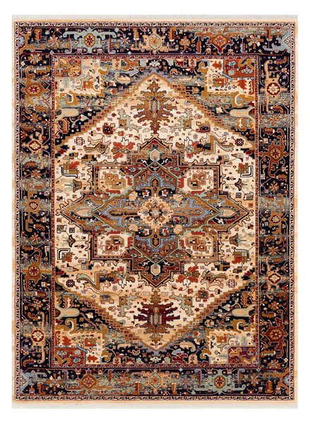 Makro Abra Koberec klasický vlněný KESHAN 2886/53555 béžový bordó Rozměr: 120x145 cm