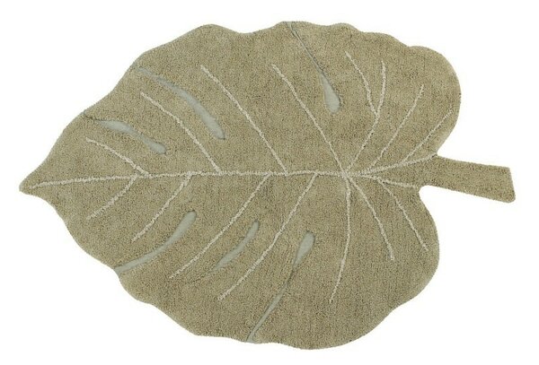 Lorena Canals, Kusový koberec Monstera Olive, 120x180, zelená, ložnice