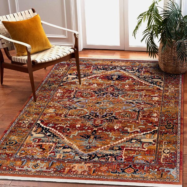 Makro Abra Koberec klasický vlněný KESHAN 2886/53588 bordó Rozměr: 80x145 cm