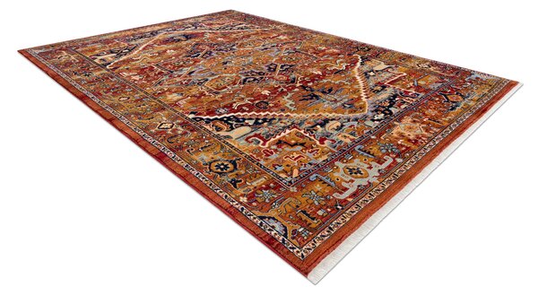 Makro Abra Koberec klasický vlněný KESHAN 2886/53588 bordó Rozměr: 80x145 cm