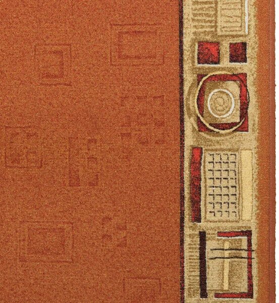 Associated Weavers, Protiskluzový běhoun na míru Jena 84, šíře 67 cm, oranžová, chodba / předsíň