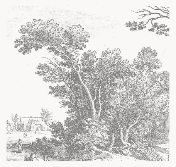 Tapeta Engraved Landscapes V