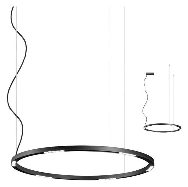 Redo 01-2207 - LED Lustr na lanku UNION LED/50W/230V 3000K pr. 90 cm černá