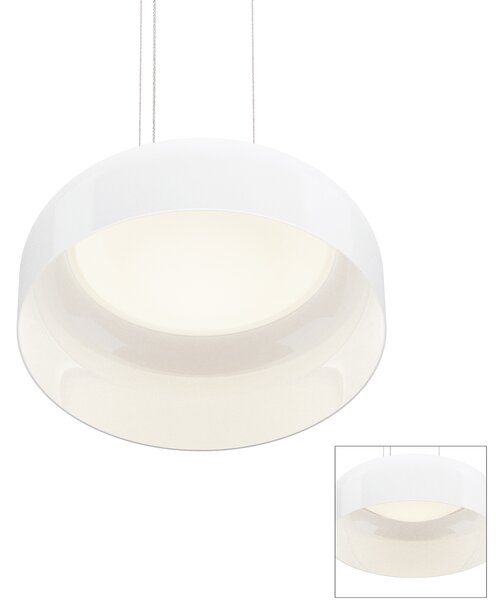 Pablo Totem DB, moderní závěsné svítidlo se svícením dolů/nahoru, 18W LED 2700-2200K DTW, Ø43,2x34,25cm