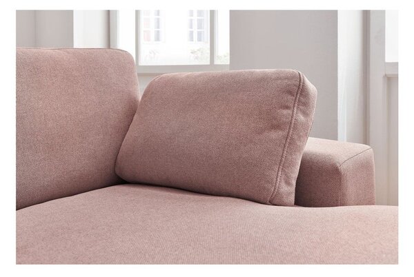 Růžová rohová pohovka Belair – Bobochic Paris