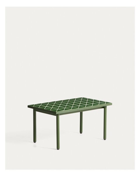 Zahradní stolek s keramickou deskou 51x81 cm Maurina – Kave Home