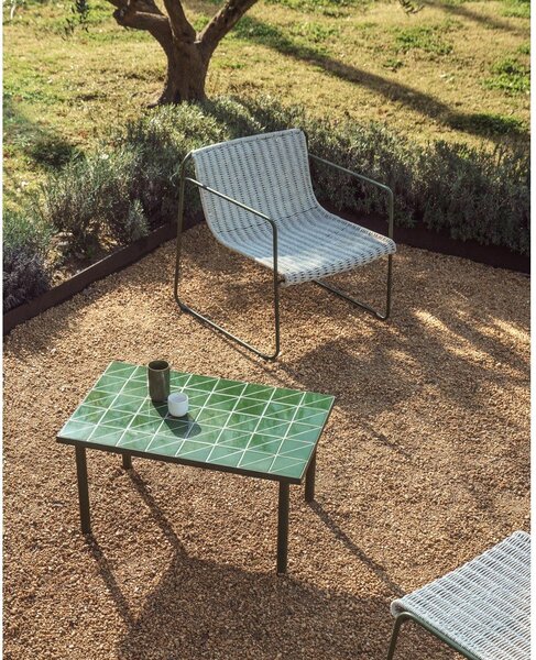Zahradní stolek s keramickou deskou 51x81 cm Maurina – Kave Home