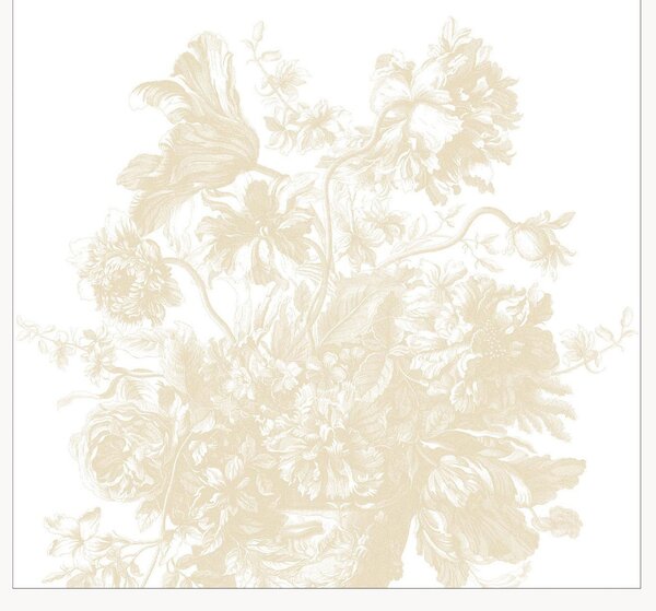 Tapeta Frans Uyterlinde - Engraved Flowers