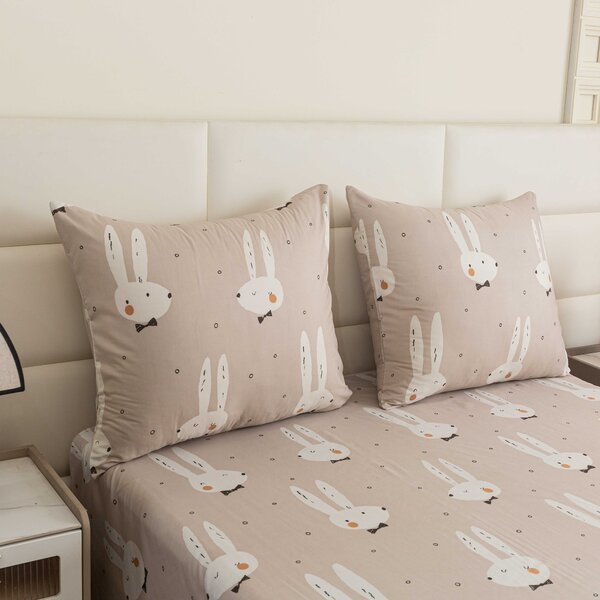 Povlečení z mikrovlákna WHITE RABBIT, béžové Rozměr povlečení: 70 x 90 cm | 140 x 200 cm