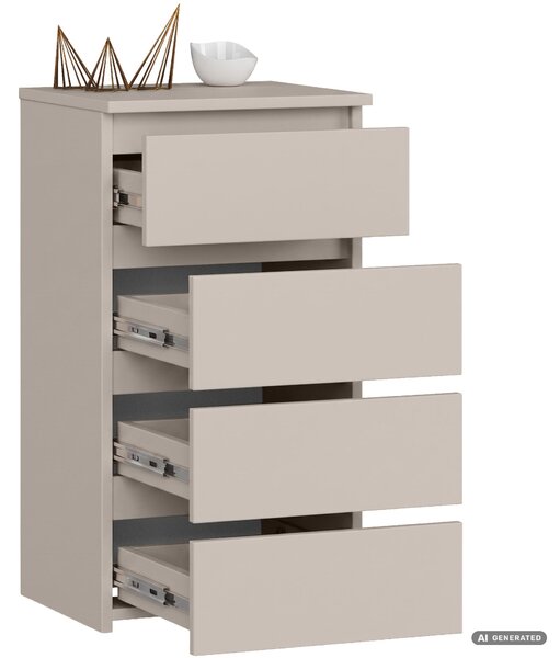 Ak furniture Komoda CL4 40 cm kašmír