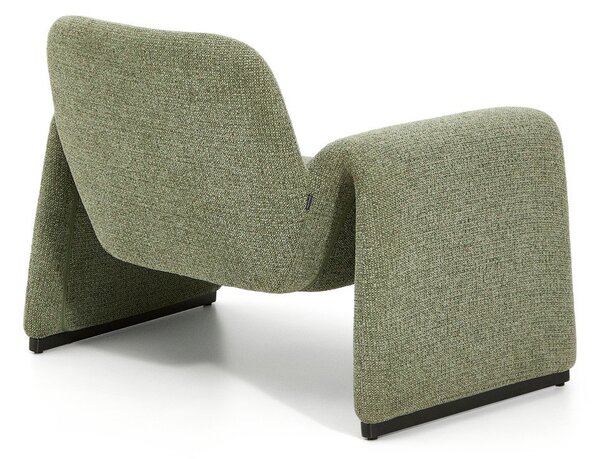 Zelené žinylkové křeslo Melvia – Kave Home