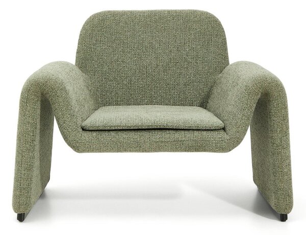 Zelené žinylkové křeslo Melvia – Kave Home