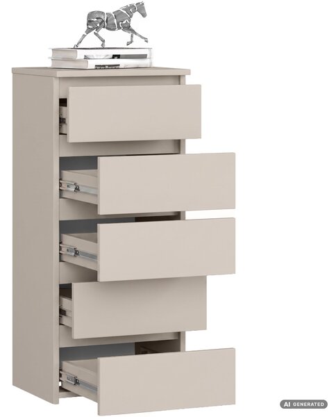 Ak furniture Komoda CL5 40 cm kašmír
