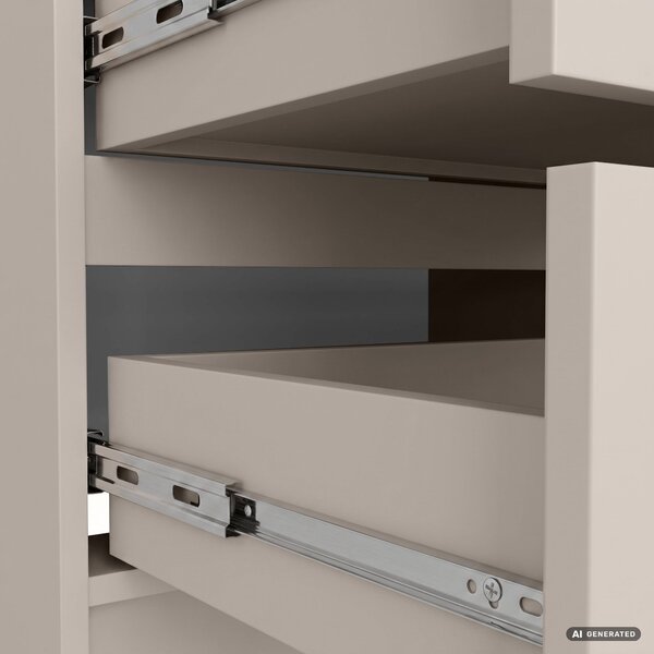 Ak furniture Komoda CLP 4SZ 120 cm kašmír