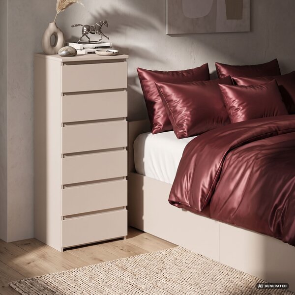 Ak furniture Komoda CL6 40 cm kašmír