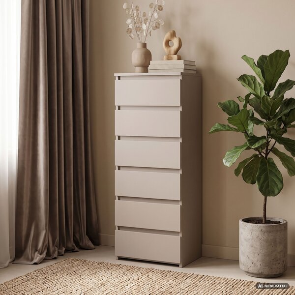 Ak furniture Komoda CL6 40 cm kašmír