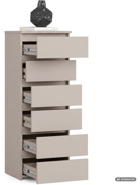 Ak furniture Komoda CL6 40 cm kašmír