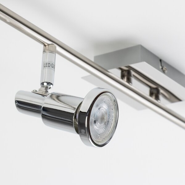 LED Bodové svítidlo 6xGU10/5W/230V lesklý chrom