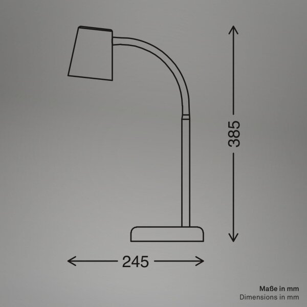 Briloner 7476-011 - Stolní lampa SKRIVA 1xGU10/9W/230V béžová