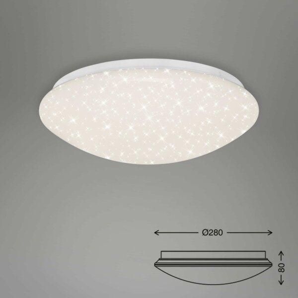 Briloner 3373-016 -LED Stm. stropní svítidlo STARRY LED/15W/230V 3000-6500K + DO