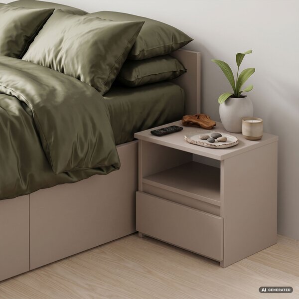 Ak furniture Noční stolek CL1 40 cm kašmír