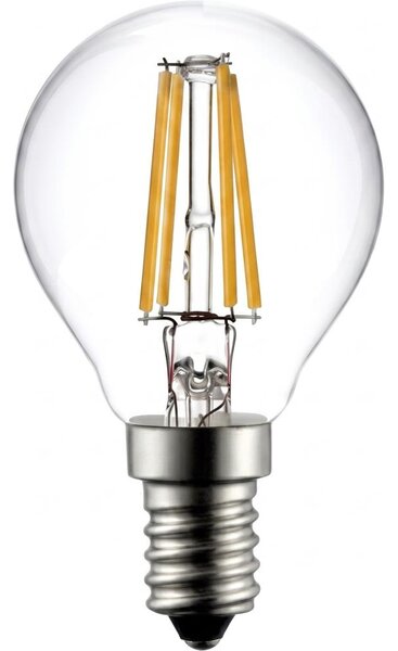 LED Žárovka FILAMENT G45 E14/6W/230V 4000K