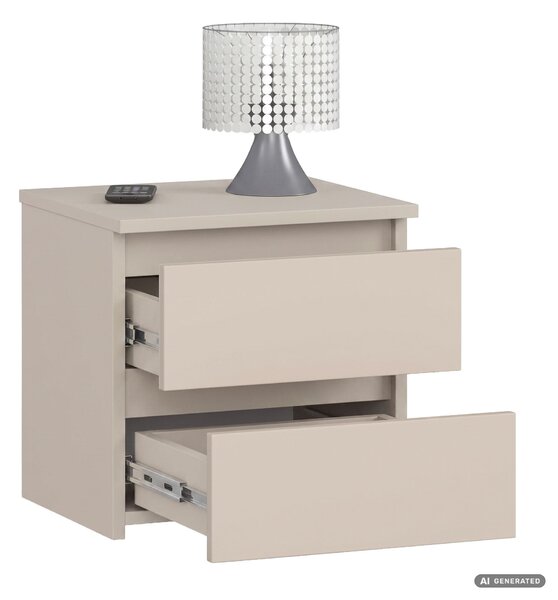 Ak furniture Noční stolek CL2 40 cm kašmír