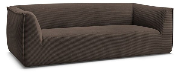 Hnědá manšestrová pohovka 242 cm Giorgia – Bobochic Paris