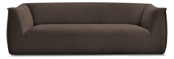 Hnědá manšestrová pohovka 242 cm Giorgia – Bobochic Paris