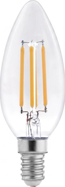 LED Žárovka FILAMENT C37 E14/6W/230V 3000K