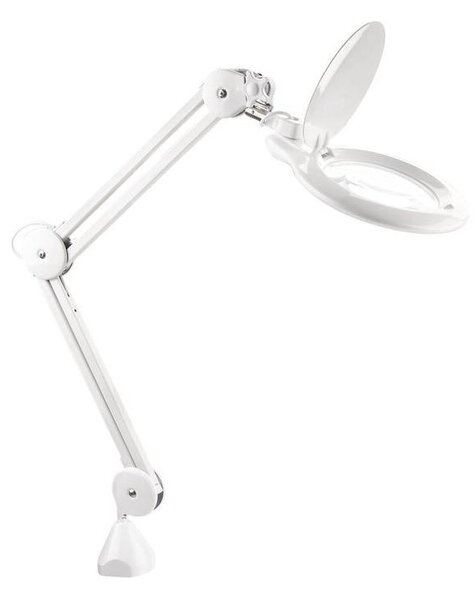 Extol - LED Stmívatelná stolní lampa s lupou LED/10W/230V bílá