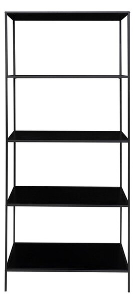 Černá kovová knihovna 80x170x36 cm Vita – House Nordic