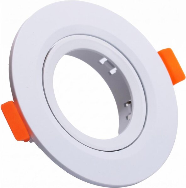 Rámeček pro podhledové svítidlo GU10 pr. 9 cm bílá