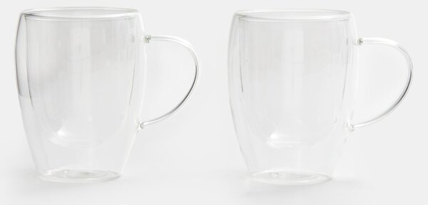 Sinsay - Skleněné šálky s dvojitým dnem 2 pack - clear