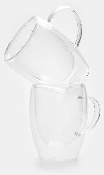 Sinsay - Skleněné šálky s dvojitým dnem 2 pack - clear