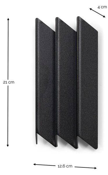 Kovový nástěnný věšák v terakotové barvě 13 cm Sensu – Spinder Design