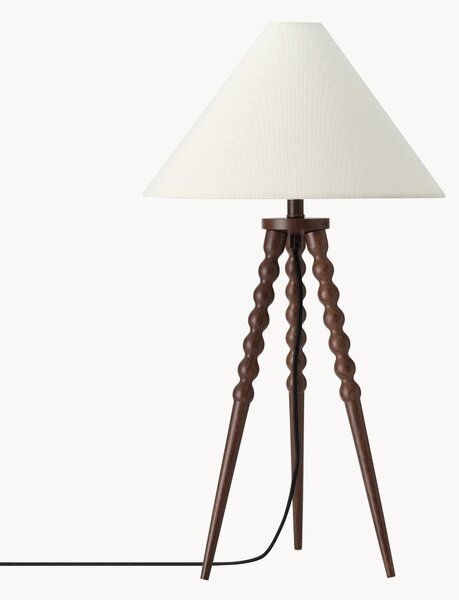 Stolní lampa ze lnu Spira