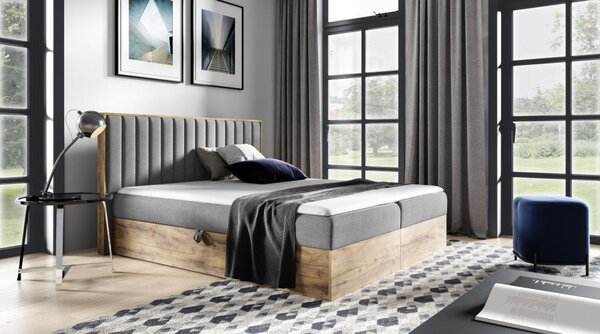 Postel boxspring Huron 200x200 cm - výběr barev