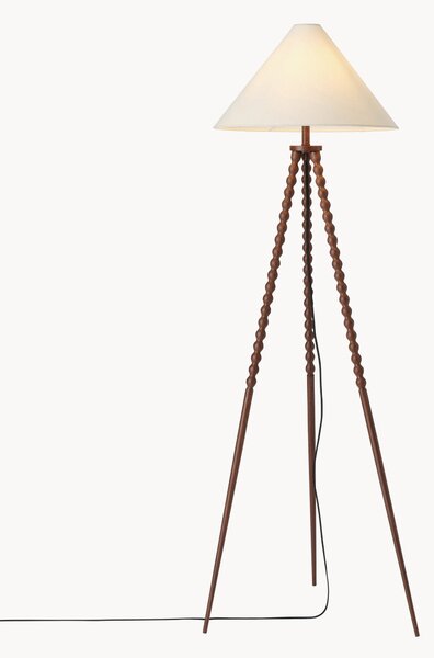 Stojací lampa ze lnu Spira