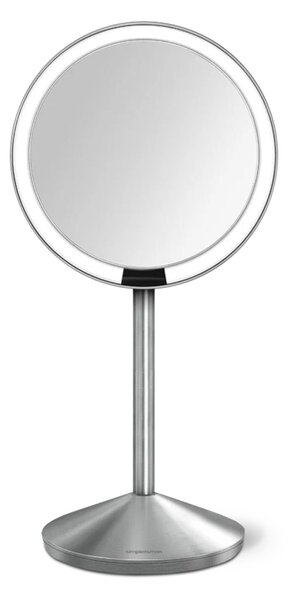 Kosmetické zrcátko Simplehuman - Sensor Tru-lux LED osvětlení, 10x zvětšení, dobíjecí