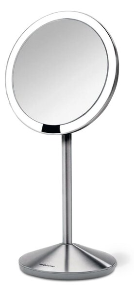Kosmetické zrcátko Simplehuman - Sensor Tru-lux LED osvětlení, 10x zvětšení, dobíjecí