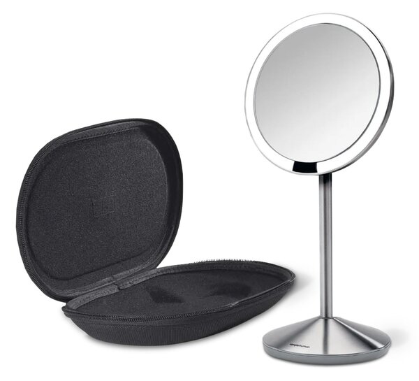 Kosmetické zrcátko Simplehuman - Sensor Tru-lux LED osvětlení, 10x zvětšení, dobíjecí